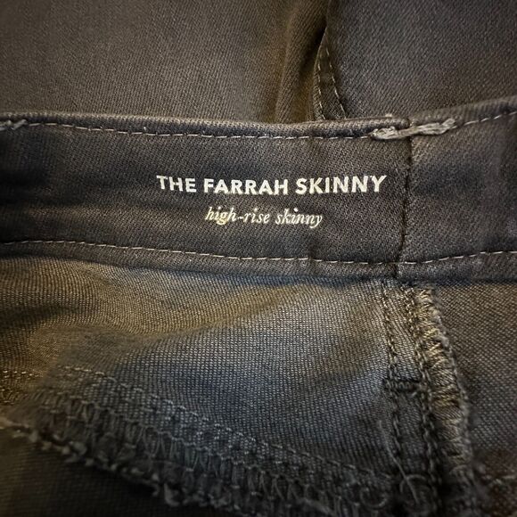 AG Adriano Goldschmied Jean Women 30 Gray The Farrah Skinny High Rise Slim Y2K - Picture 3 of 10